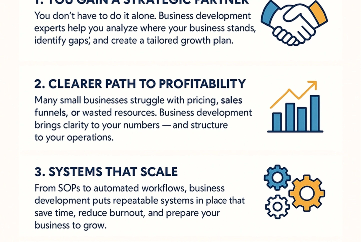 Business development guidance session